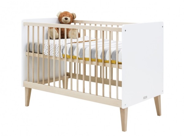 Bopita Babybett Indy Weiss Natur 60x120cm 11419503