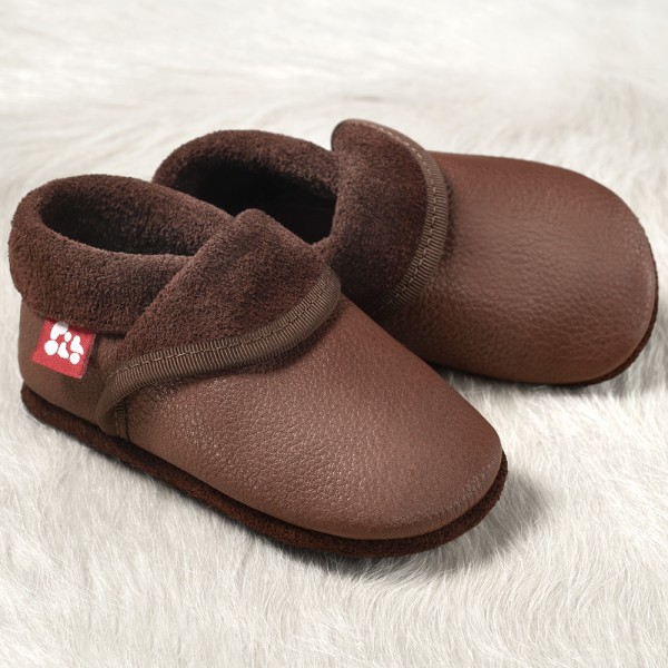 Pololo Krabbelschuhe Klassik braun 26/27