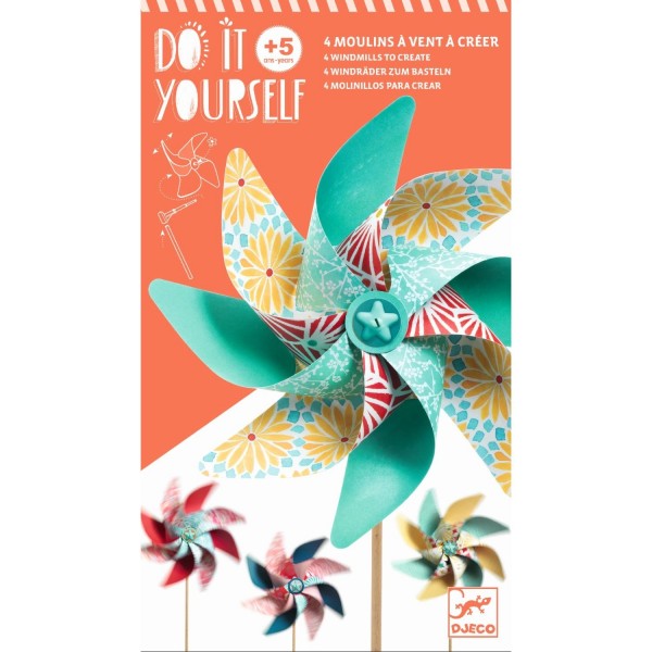 Djeco Batselset bunte Windräder Sweet 5+