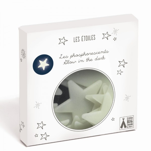 Djeco nachtleuchtende Wandsticker Sterne