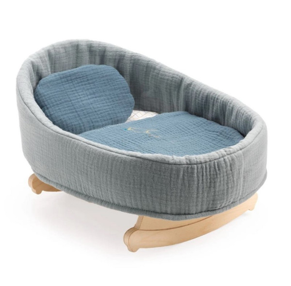 Djeco Pomea Puppenwiege blue dream