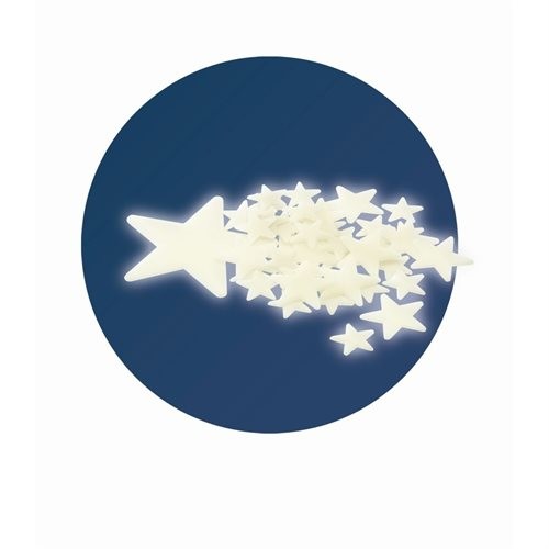 Djeco nachtleuchtende Wandsticker Sterne