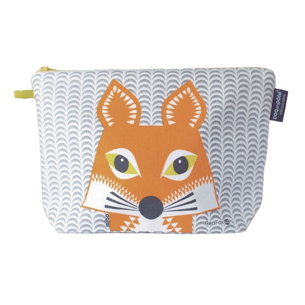 Coq en Pate Kulturtasche gross Fuchs Mibo grau