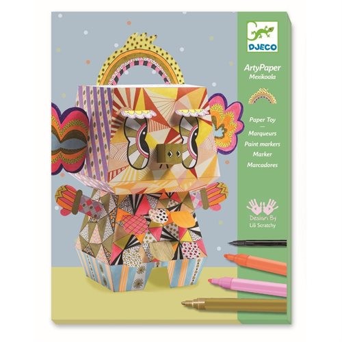 Djeco Arty Paper Bastelset Mexikoala 7+