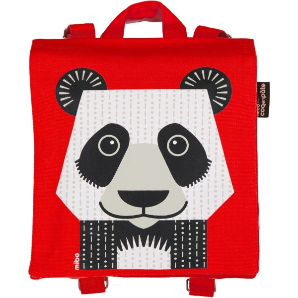 Coq en Pate Kinderrucksack Panda Mibo rot