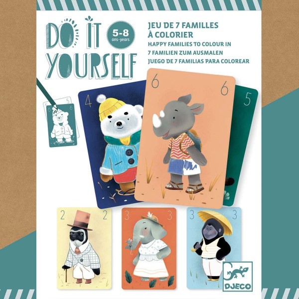 Djeco Do it Yourself Quartettspiel selbst gestalten 5+