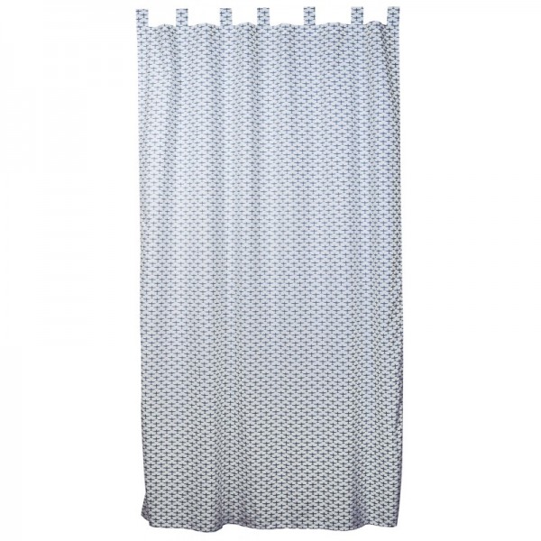 Taftan Vorhang Flugzeuge weiss