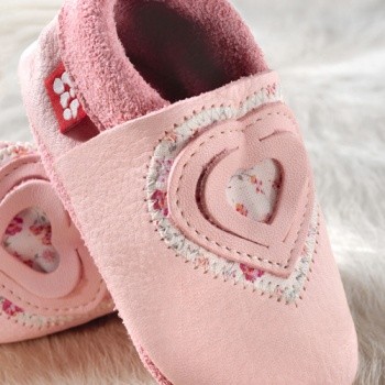 Pololo Krabbelschuhe Sweetheart rose 18/19