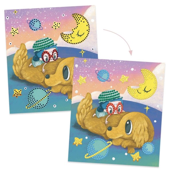 Djeco Bastelset Artistic Diams Freundschaften 7+