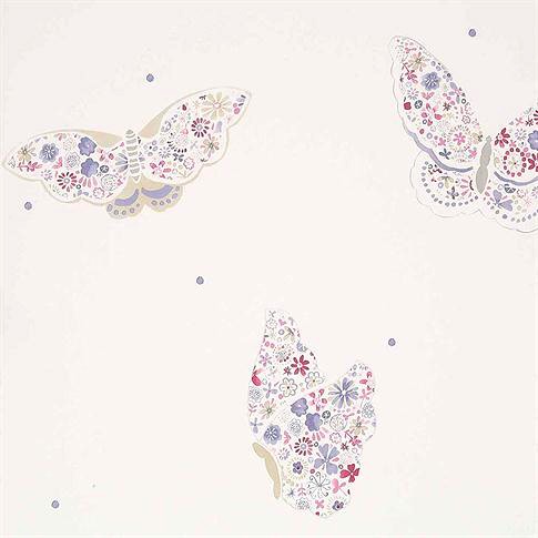 Camengo Schmetterling Tapete lila 9850365