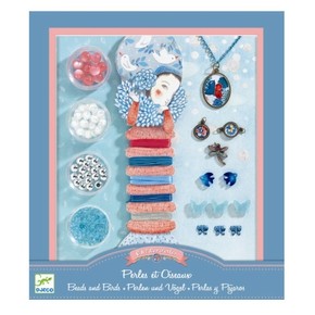 Djeco Bastelset Perlen und Vögel 7+