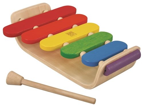 Plantoys Xylophone Oval bunt 12m+