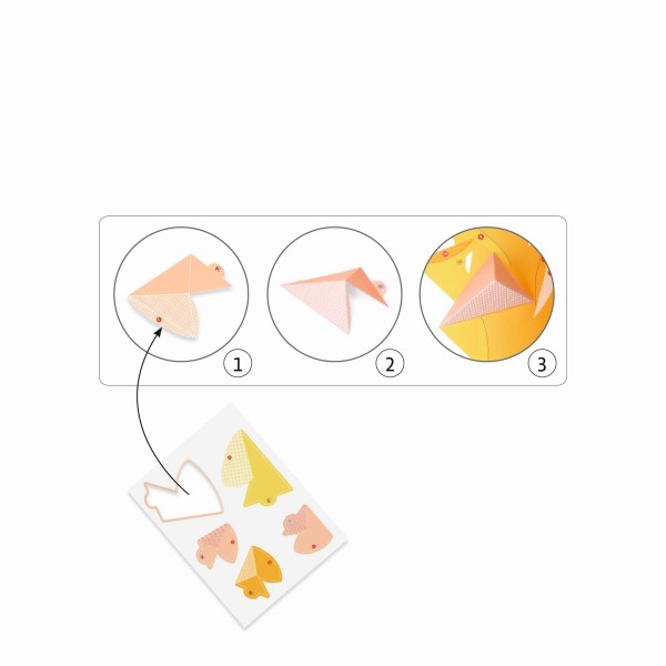 Djeco Papierkunst 3D Poster König 8+