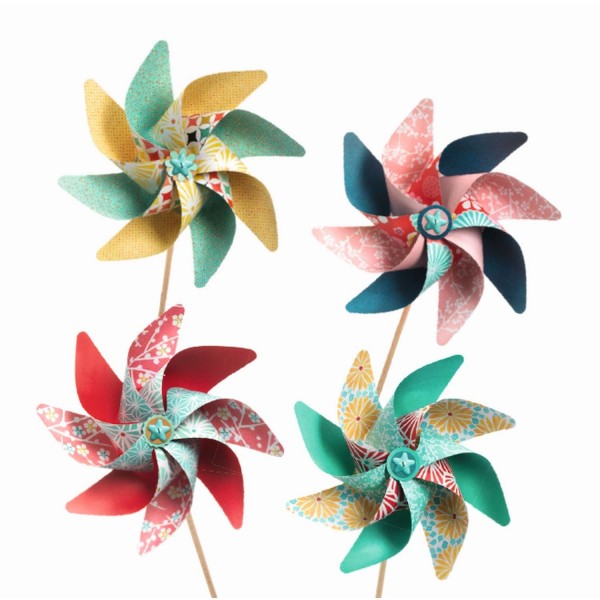 Djeco Batselset bunte Windräder Sweet 5+