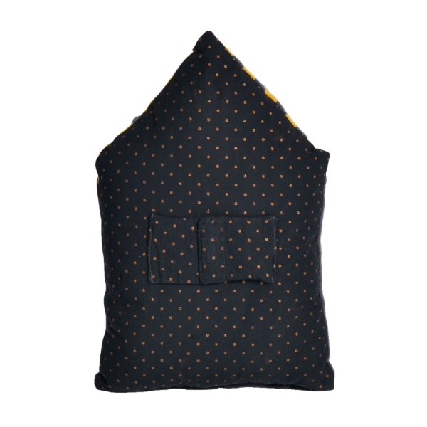 Moulin Roty Les Moustaches Aktivitäten Kissen grau