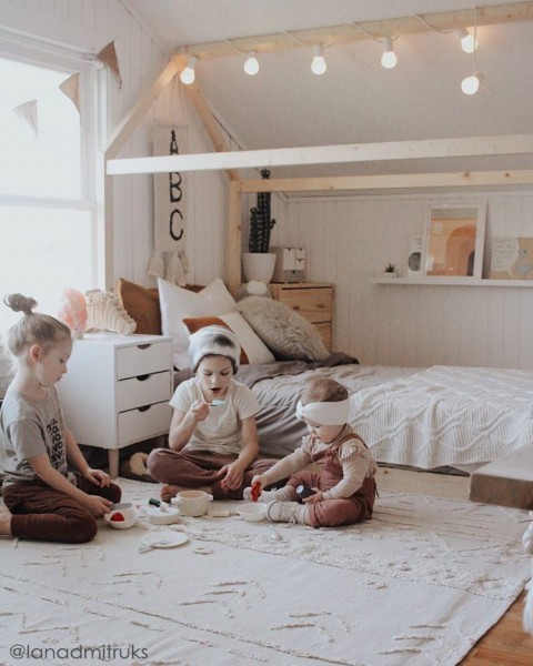 Lorena Canals Teppich Tribu Natural 140x200cm waschbar