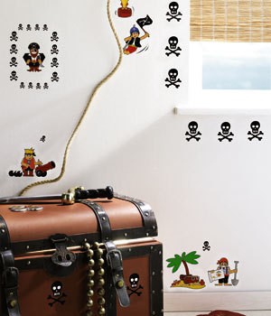 Caselio Wandsticker Piraten