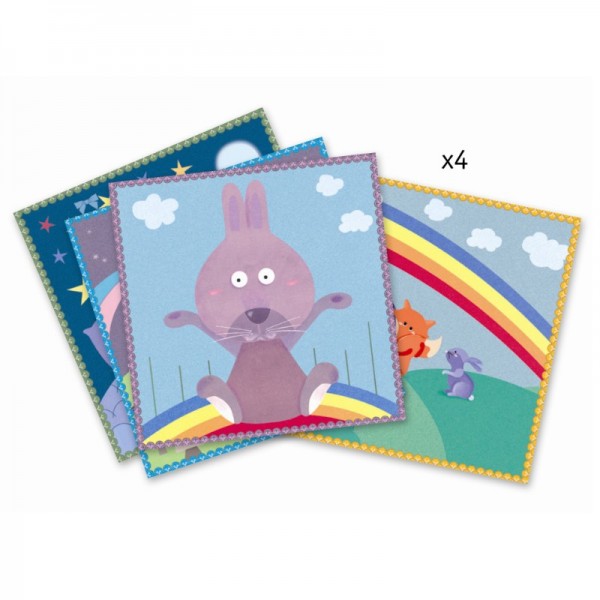 Djeco Bilder aus Bommeln Traumwelten 3+