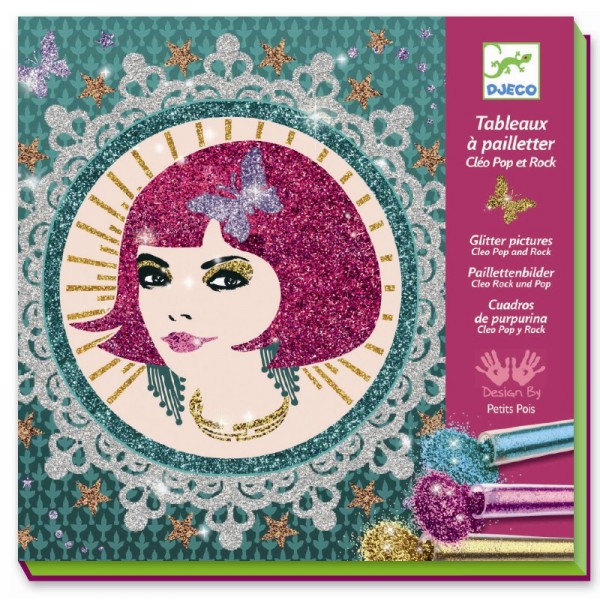 Djeco Glitzerbilder Gold und Seide 9+