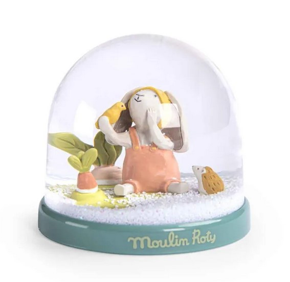 Moulin Roty Schneekugel Trois Lapins