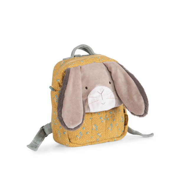 Moulin Roty Trois Lapins Stoffrucksack Hase ocker