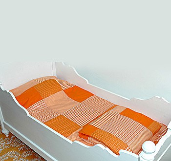 Taftan Bettwäsche Patchwork Orange 135x200