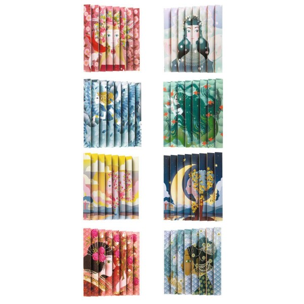 Djeco Bastelset Papierkunst Faltkunst Königinnen 7+