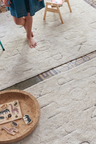 Lorena Canals Teppich ABC waschbar 120x160 Rugcycled S