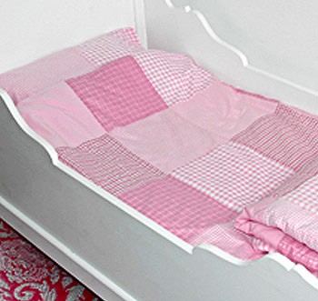 Taftan Bettwäsche Patchwork Rosa 135x200