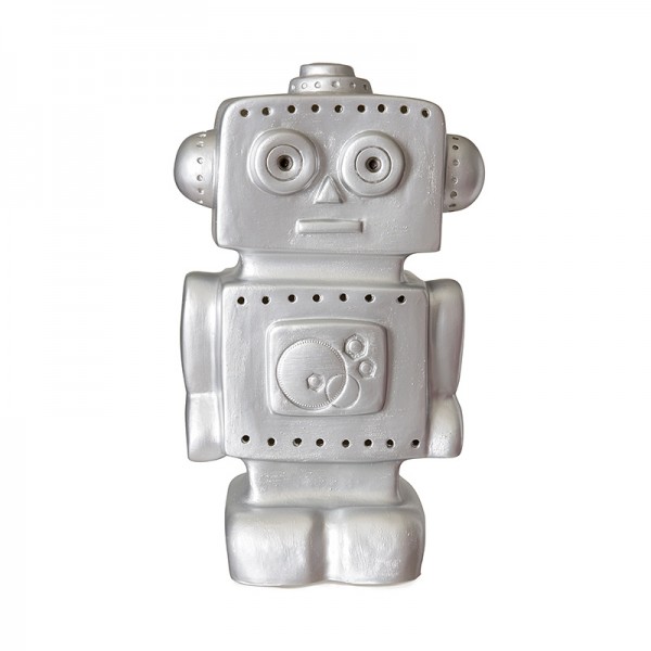 Egmont Toys Lampe Roboter silber
