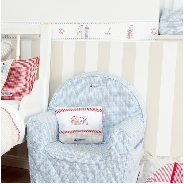 Hansekind Streifentapete beige Vlies