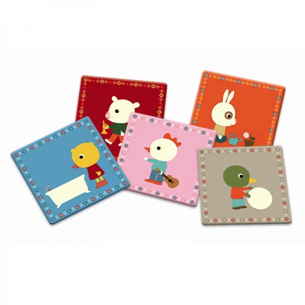 Djeco Memory Spiel Freunde 3+