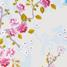 PiP Studio Tapete Chinese rose white 386030