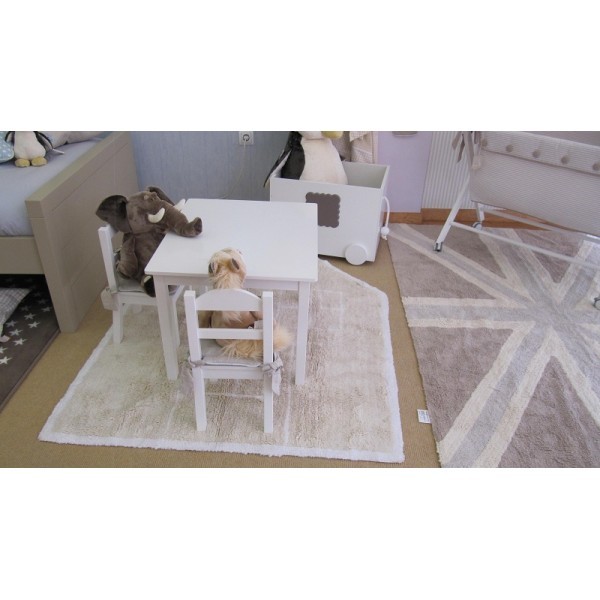 Lorena Canals Kinderteppich Flagge England grau