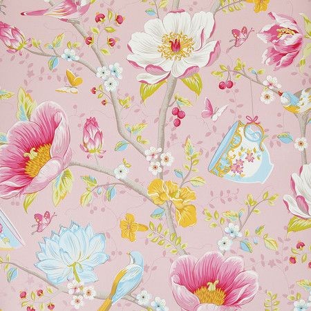 PiP Tapete Chinese Garden pink