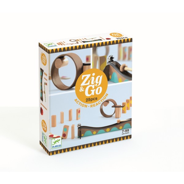 Djeco Kettenreaktionsspiel Zig and Go 25 Teile 8+