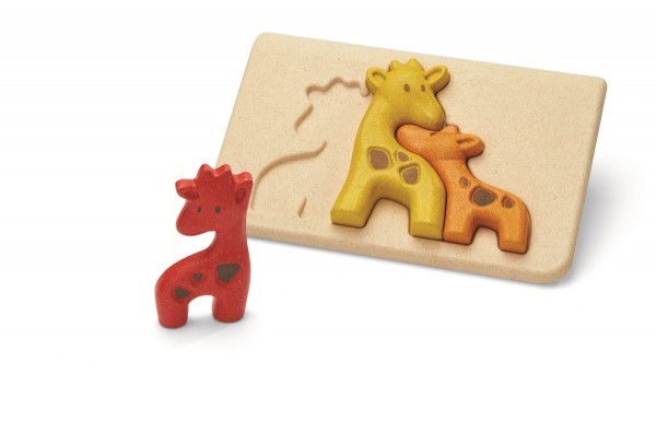 Plantoys Holzpuzzle Giraffe 18+