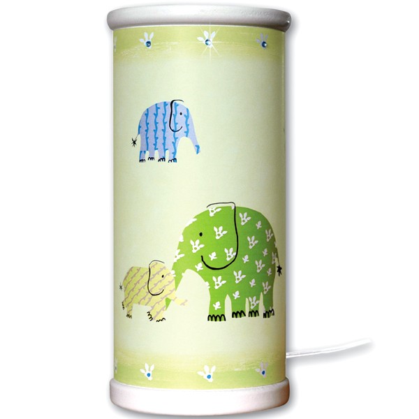 Tischleuchte Elefant grün