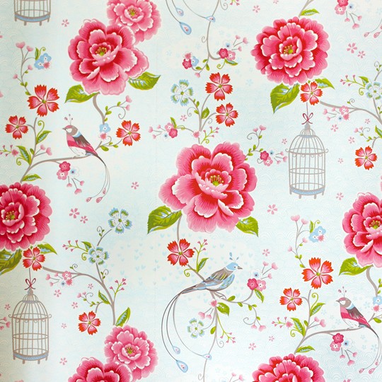 PiP Studio Tapete Birds in Paradise white 313012