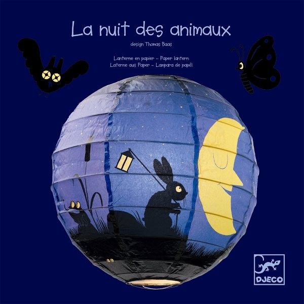 Djeco Lampenschirm Tiere in der Nacht