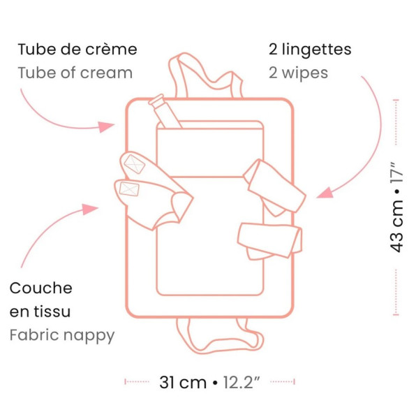 Djeco Pomea Puppen Wickeltasche