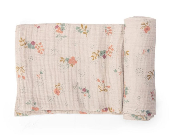 Moulin Roty Mulltücher 3er Set Rosa Naturfarben