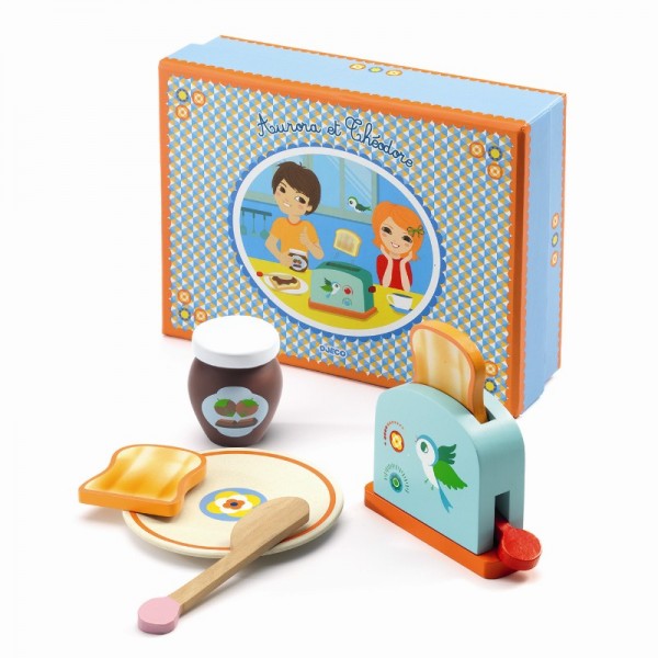 Djeco Rollenspiel Frühstücksset mit Toaster 3+
