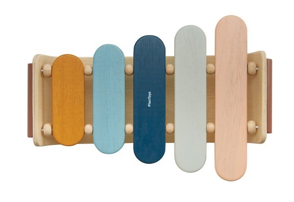 Plantoys Oval Xylophon Naturfarben 12m+