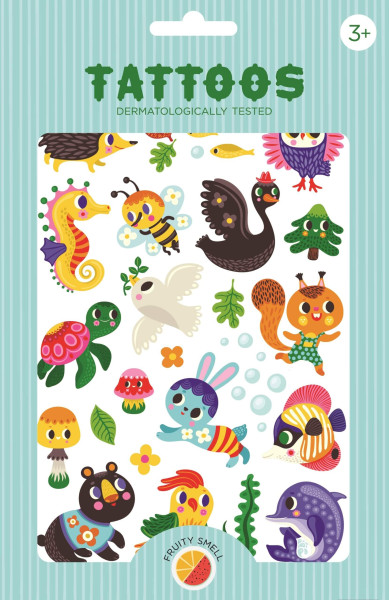 Petit Monkey Tattoos Tierfamilie 3+