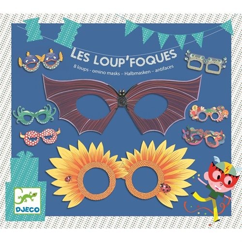 Djeco Partyspiel lustige Masken