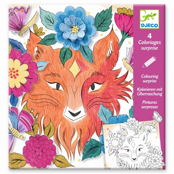 Djeco Malbuch Freunde des Waldes 6+