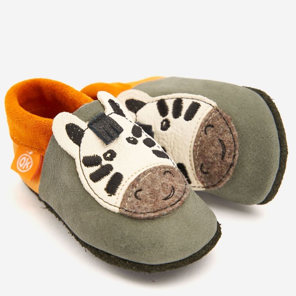Orangenkinder Lauflernschuh Zebra 24/25