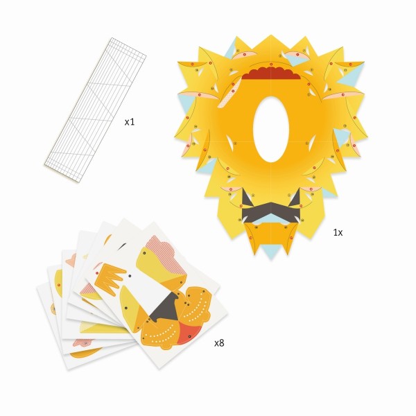 Djeco Papierkunst 3D Poster König 8+