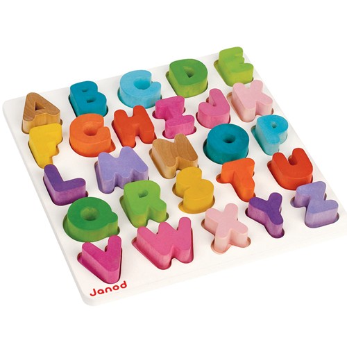 Janod ABC Steckspiel aus Holz 3+